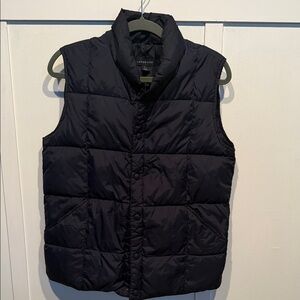 Lands' End Boy’s Navy Blue Quilted Vest